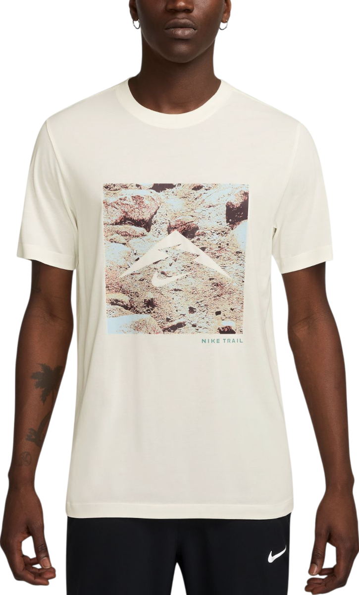 T-shirt Nike Nike Trail T-Shirt Vit | hv4148-133