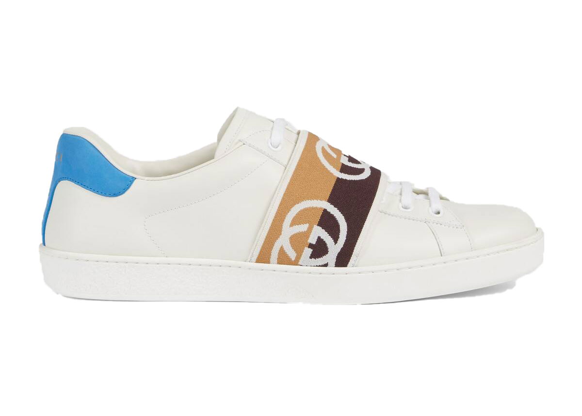 Sneakers och skor Gucci Ace 'Brown Interlocking G' Vit | 650989 1XGF0 9068, 0