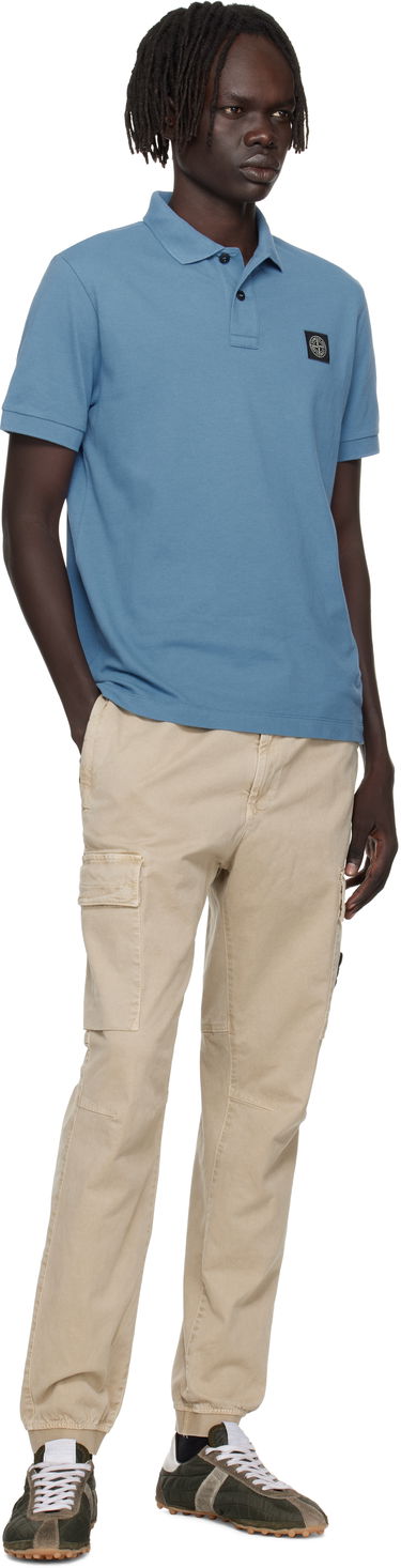 Polotröja Stone Island Short Sleeve Polo Blå | K2S15 2200005 S0017, 3