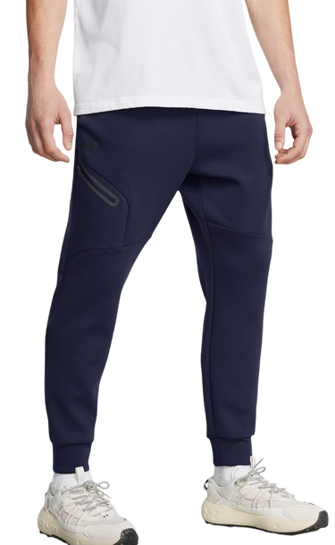 Träningsbyxor Under Armour Unstoppable Fleece Joggers Mörkblå | 1389353-410, 0
