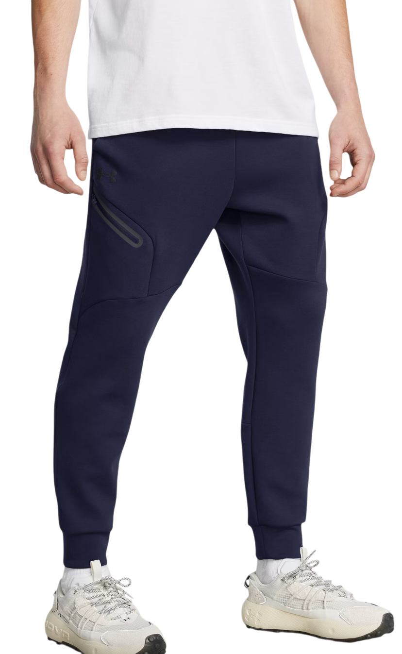 Träningsbyxor Under Armour Unstoppable Fleece Joggers Mörkblå | 1389353-410