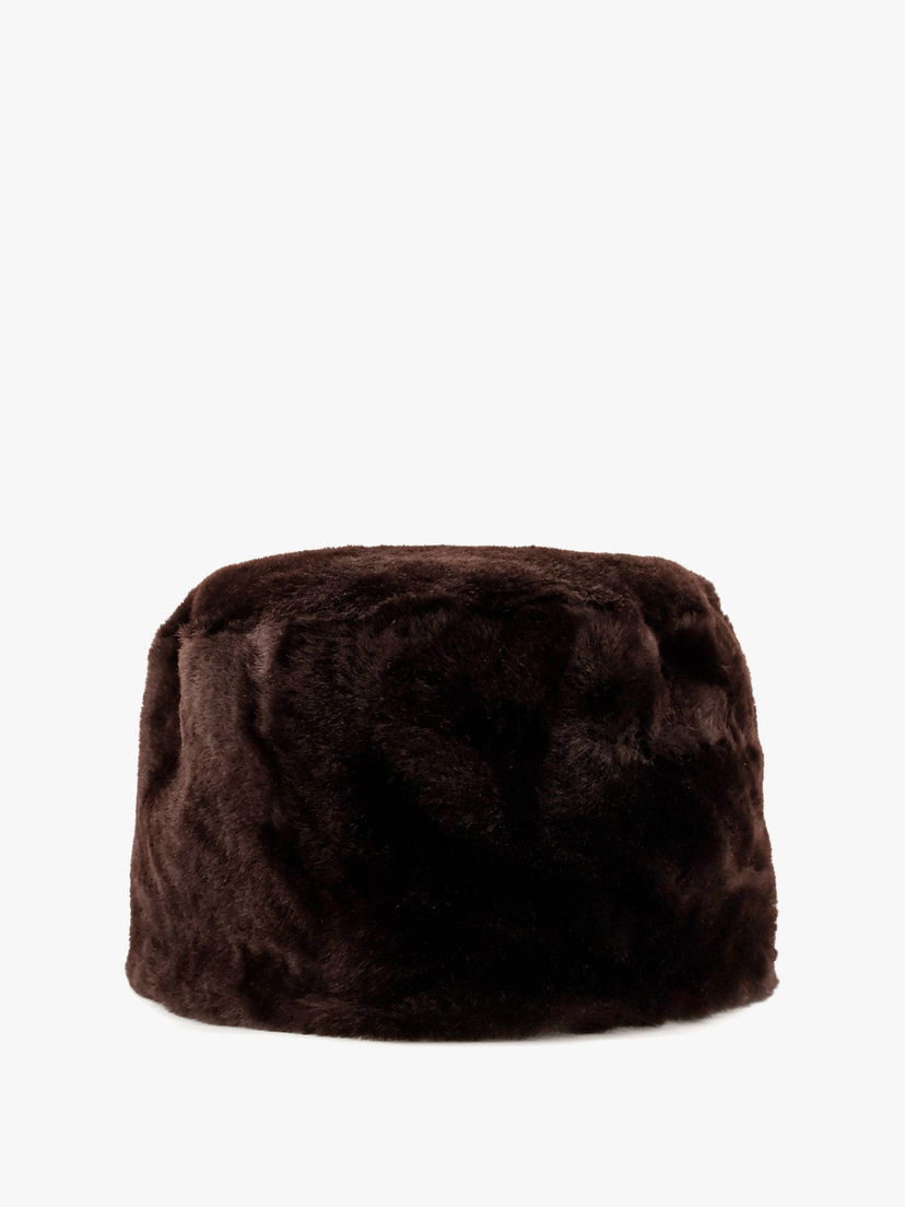 Hatt TOTEME Faux Fur Hat by Toteme Brun | 244WSH0029LE0087213