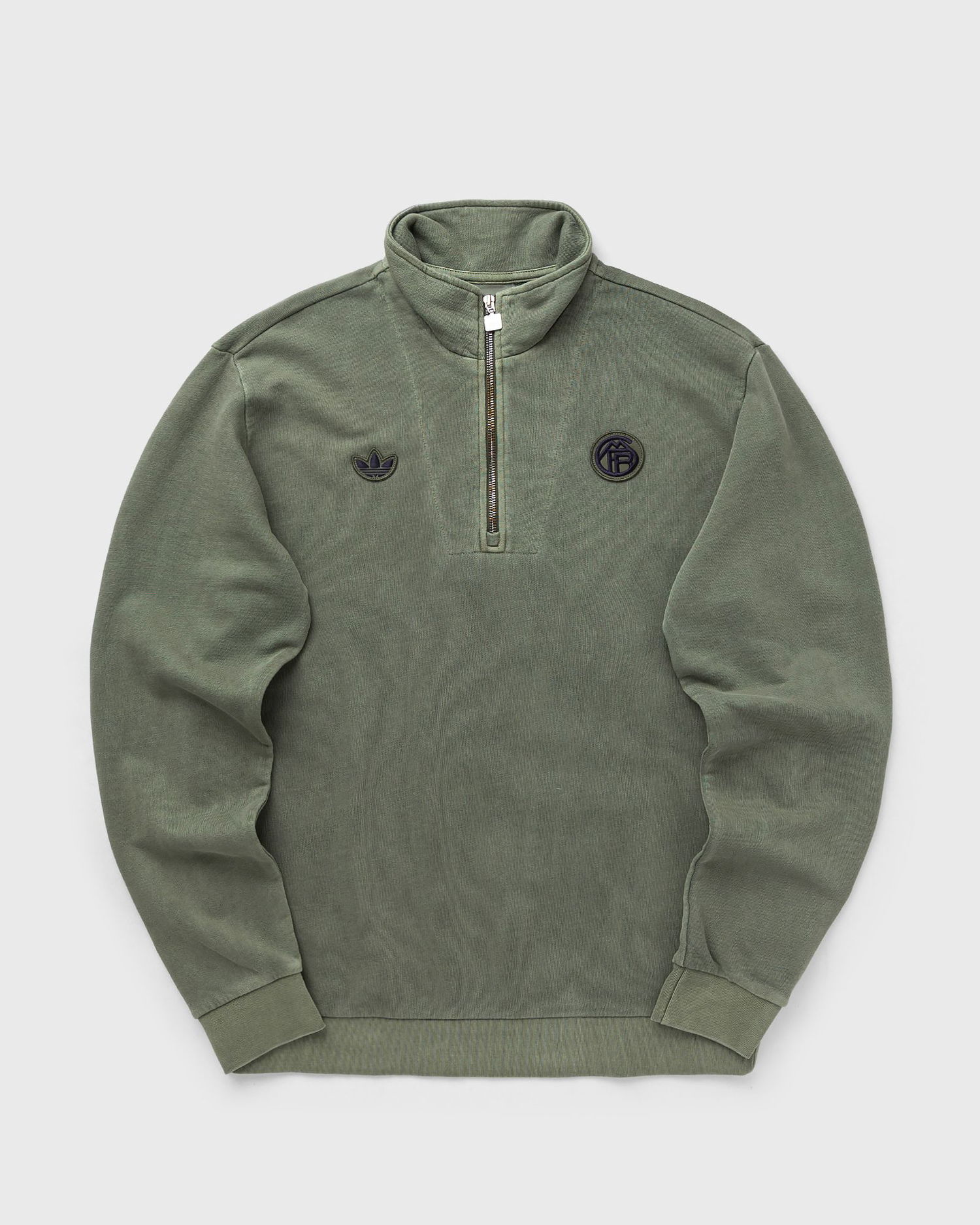 Sweatshirt adidas Originals FC Bayern Icon Half-Zip Sweatshirt Grön | JN0113, 0