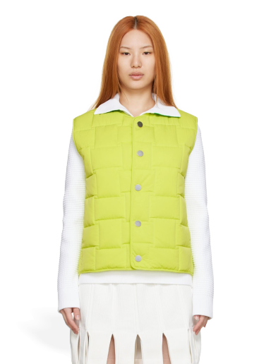 Väst Bottega Veneta Nylon Vest Grön | 701811 VF4K0