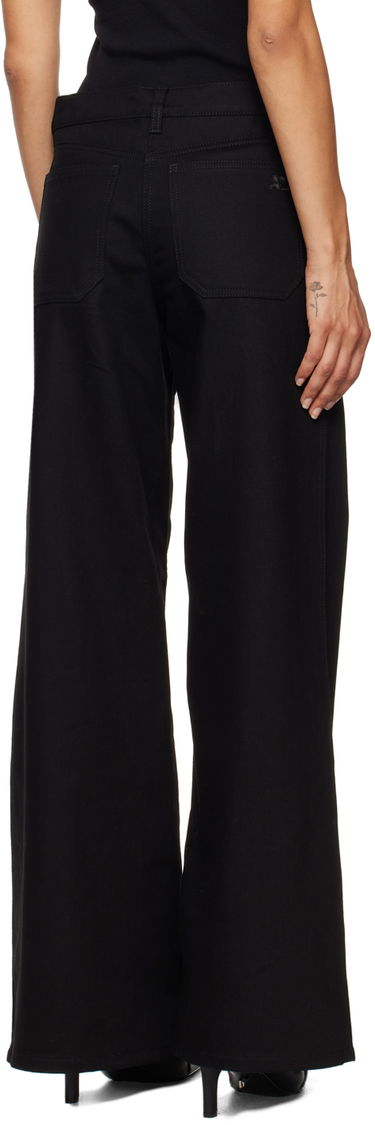 Byxor Courrèges Courrèges Hammer Baggy Jeans Svart | VESDPA253DE0020, 2