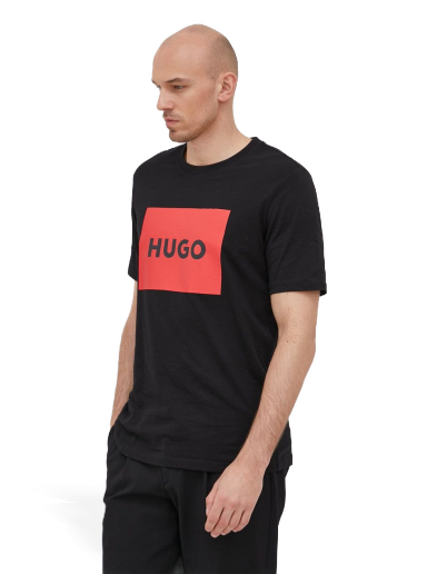 T-shirt BOSS Cotton T-Shirt Svart | 50467952