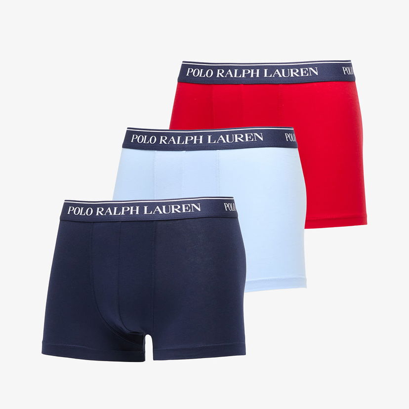 Boxare Polo by Ralph Lauren Stretch Cotton Classic Trunk 3-Pack Flerfärgad | 714830299151
