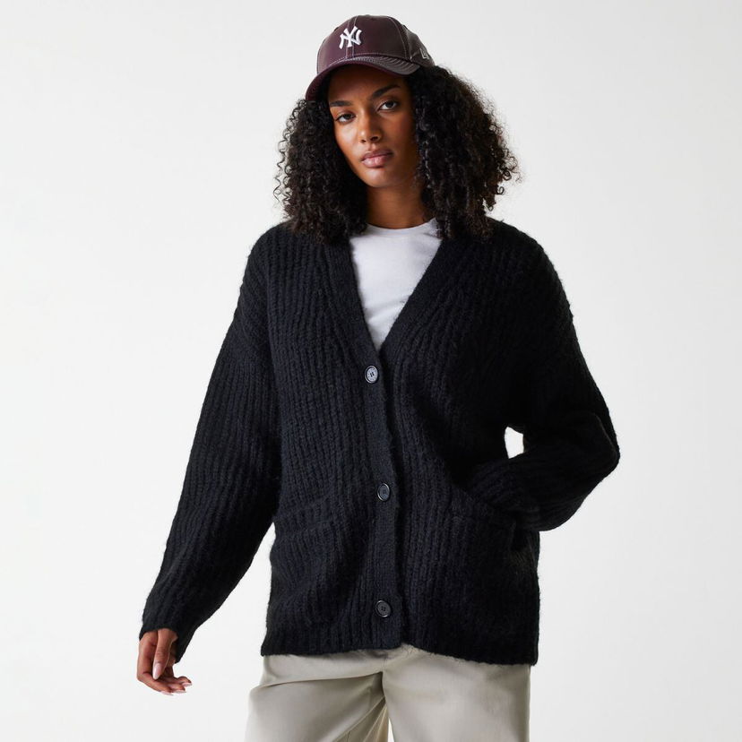 Sweater New Era New Era MLB NY Yankees Cardigan Sweater Svart | 60684485