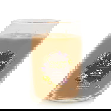 Ljus Yankee Candle Signature Large Jar 2 Wicks Golden Pumpkin Brun | 43490, 3