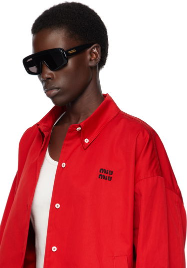 Solglasögon Bottega Veneta Shield Sunglasses Svart | BV1281S-001, 3