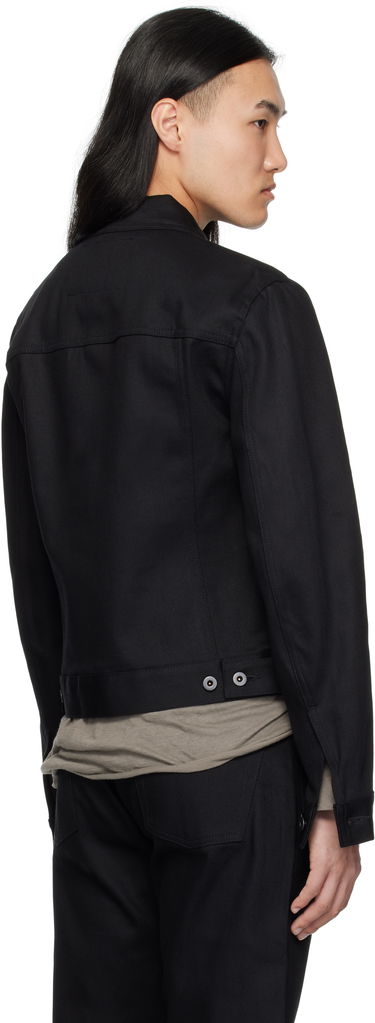 Jacka Rick Owens Rick Owens DRKSHDW Hollywood Trucker Denim Jacket Svart | DL01E6788 BLKJP, 2
