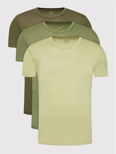 T-shirt Polo by Ralph Lauren Crew Base Layer Tee - 3 Pack Grön | 714830304013, 0