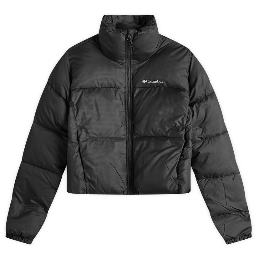 Pufferjacka Columbia Puffect Cropped Down Jacket Svart | 2088501-BLK