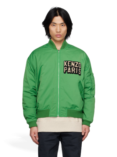 Jacka KENZO Paris Elephant Bomber Jacket Grön | FD55BL1279OC