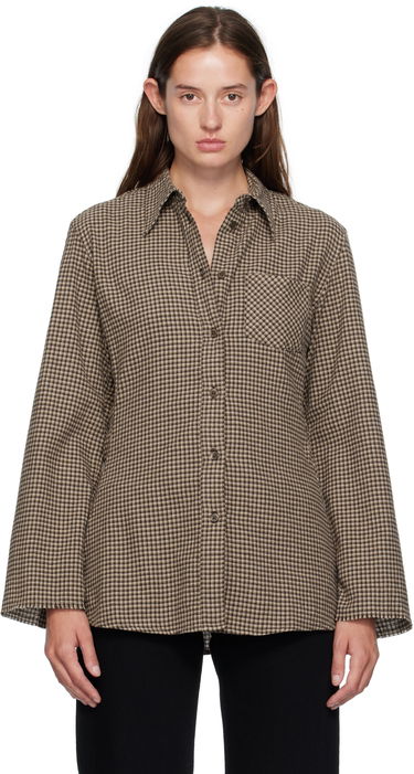 Skjorta OUR LEGACY Our Legacy Daisy Check Button-Down Shirt Brun | W4252DE, 0