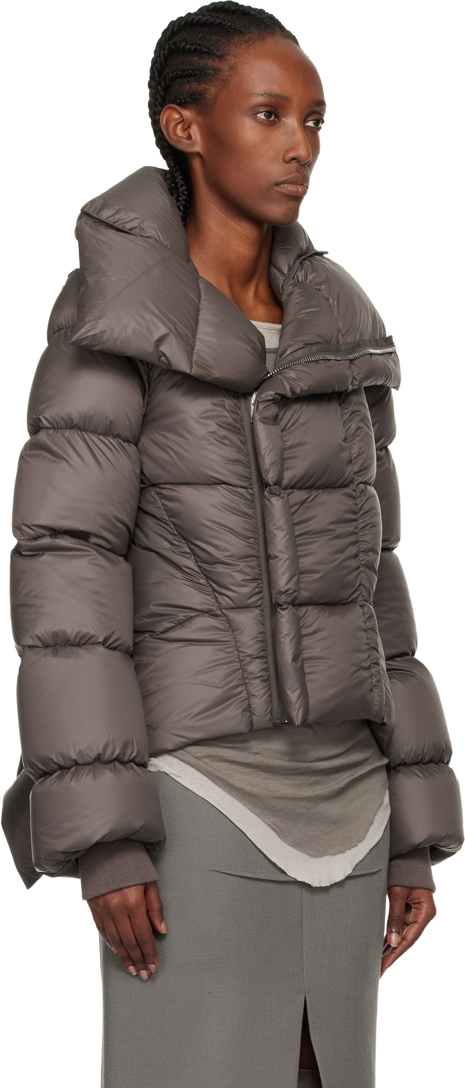 Pufferjacka Rick Owens Concordians Naska Duvet Down Jacket Brun | RP02E4746 NPD3, 1