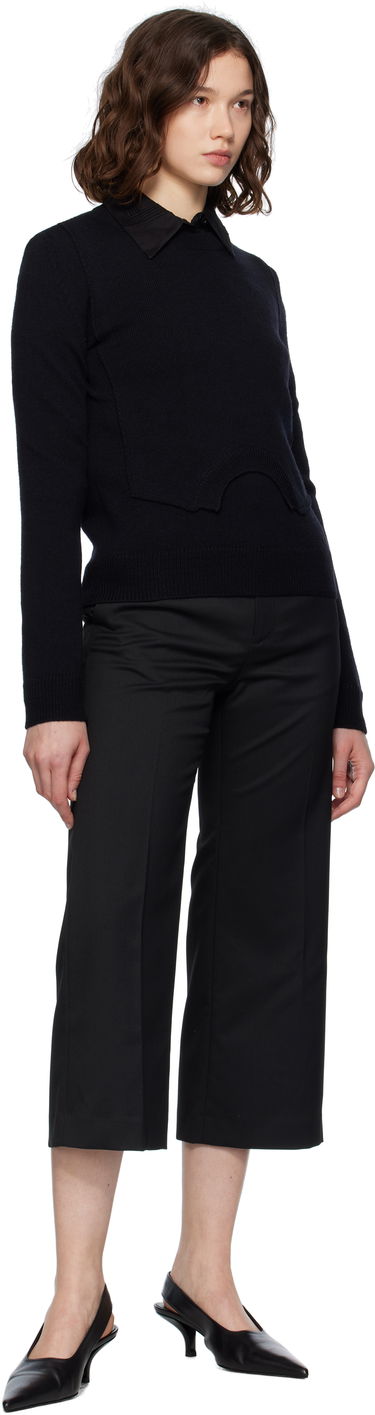 Sweater Maison Margiela MM6 Maison Margiela Wool Knit Sweater Svart | S52HL0044 M13139, 3