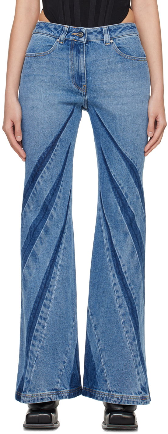 Jeans Dion Lee Darted Bootcut Jeans Blå | A2328PS24, 0