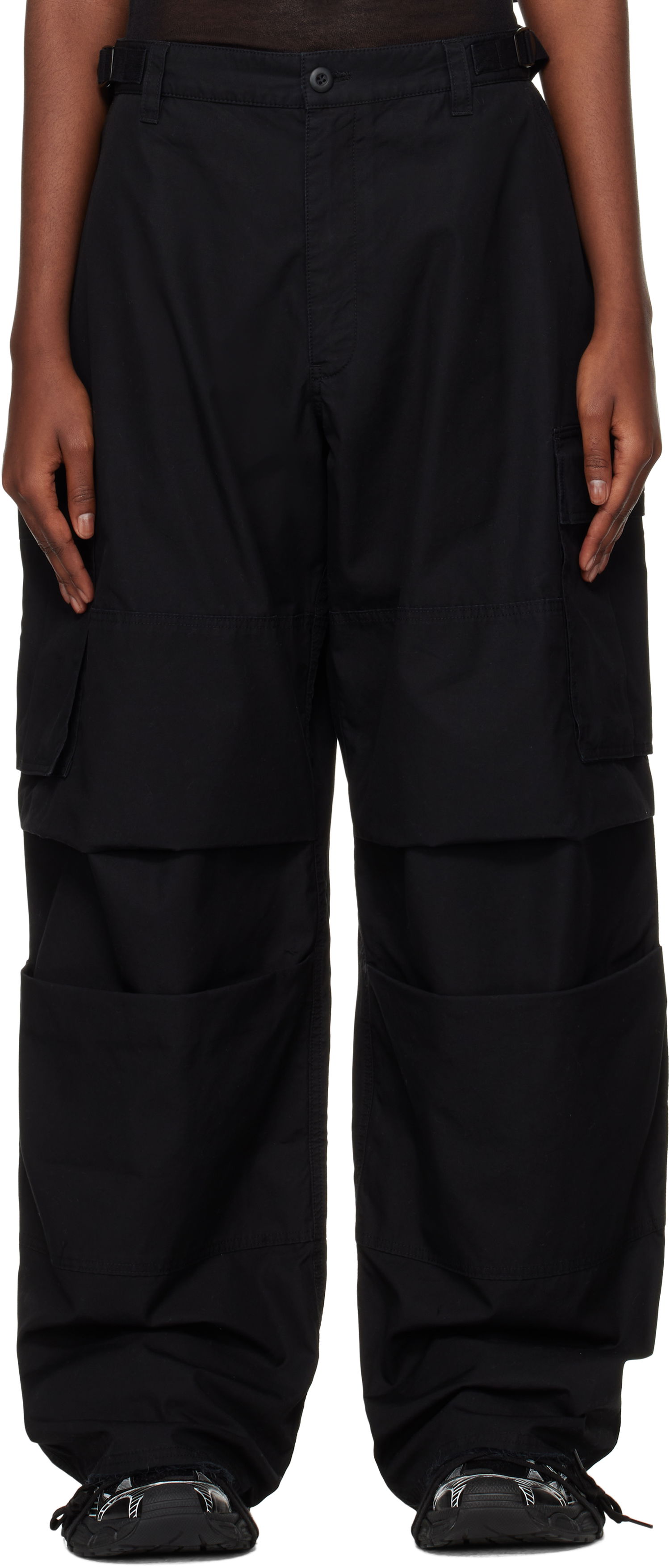 Cargo byxor 032C Overtime Cargo Pants Svart | F24-URW-1001-000-W, 0