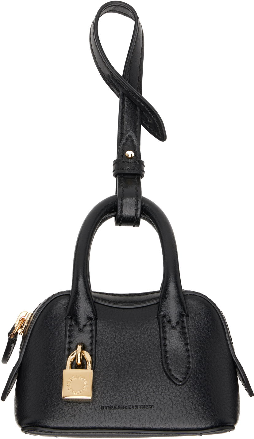 Nyckelringar Stella McCartney Stella McCartney Stella Ryder Charm Embossed Keychain Svart | 7V0134WP0533