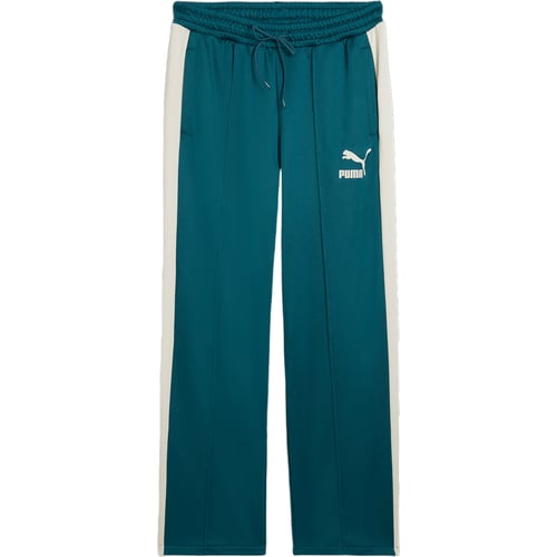 Träningsbyxor Puma T7 Iconic Straight Training Pants Turkos | 625412