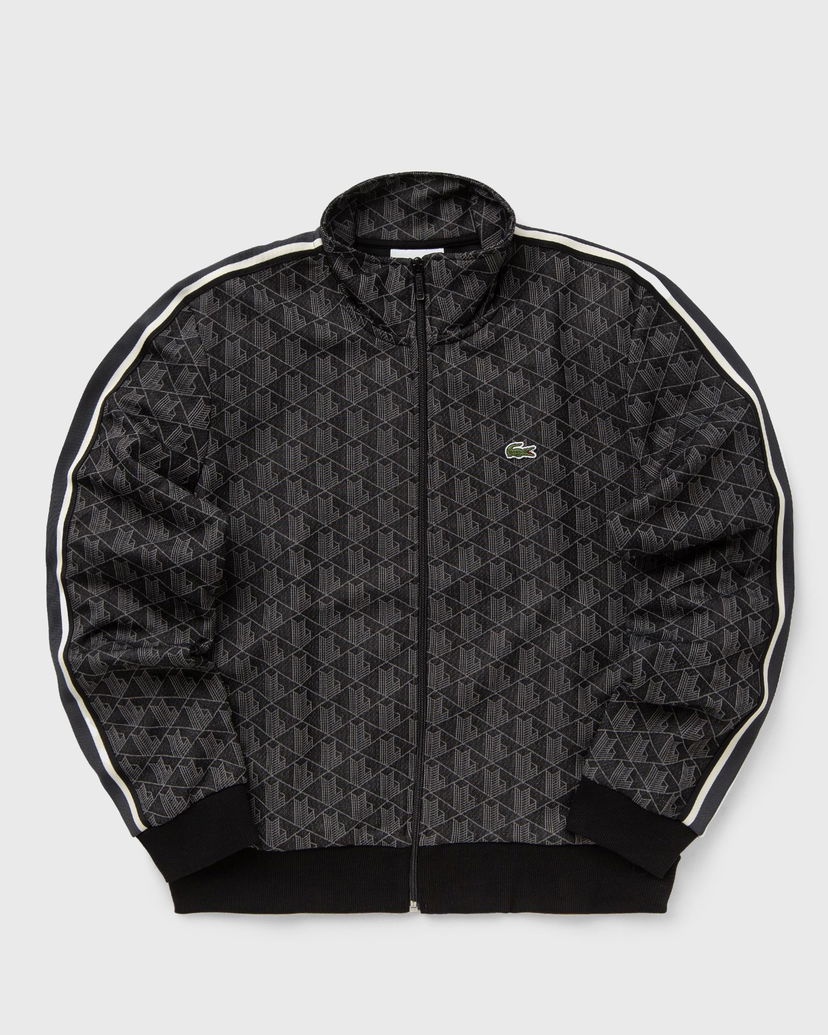 Sweatshirt Lacoste PARIS MONOGRAM TRACKJACKET Svart | SH1368-4PC