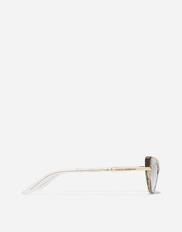 Solglasögon Dolce & Gabbana Dolce & Gabbana Mini Me Glitter Cat-Eye Sunglasses Beige | VG400PVP35A9V000, 2