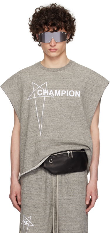 Linne Rick Owens Rick Owens Champion Edition Micro Tatlin Tank Top Grå | CM01E1667 CHMJ JERSEY, 0