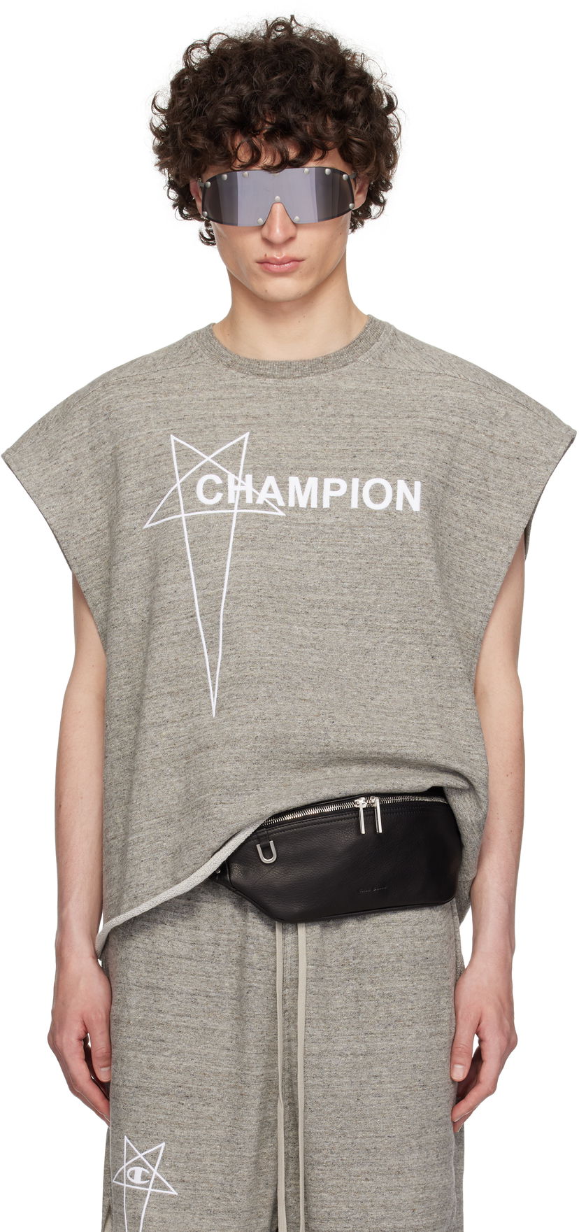 Linne Rick Owens Rick Owens Champion Edition Micro Tatlin Tank Top Grå | CM01E1667 CHMJ JERSEY
