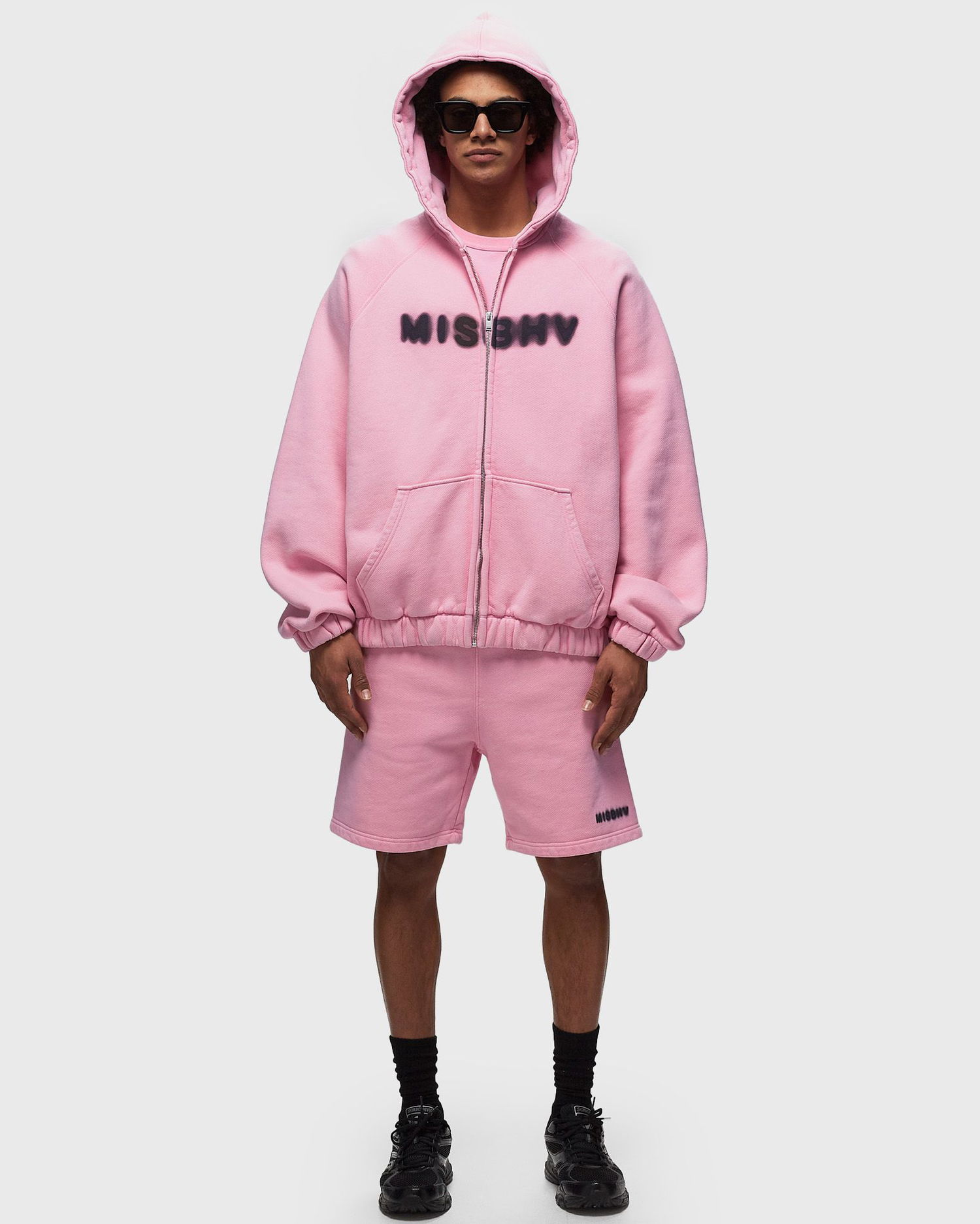 Sweatshirt MISBHV Community Zipped Hoodie Rosa | 240M221, 1