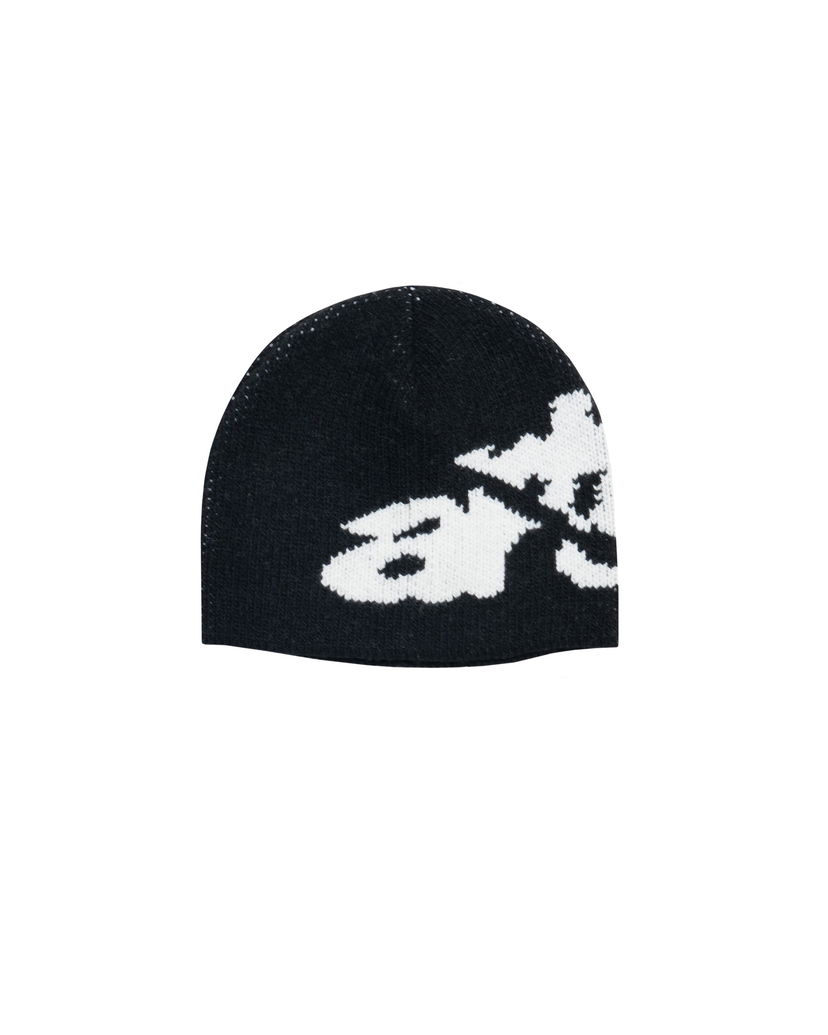 Mössa Arte Antwerp Arte Antwerp Ripped Side Beanie Svart | AW25-154AC-BLK
