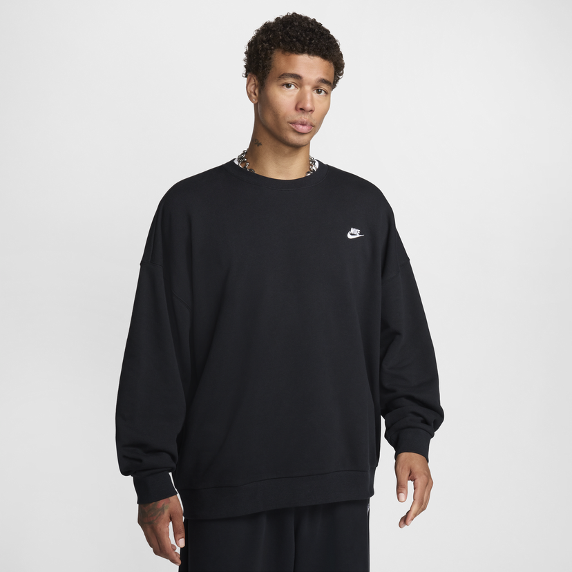 Sweatshirt Nike Club Fleece Svart | HJ1819-010