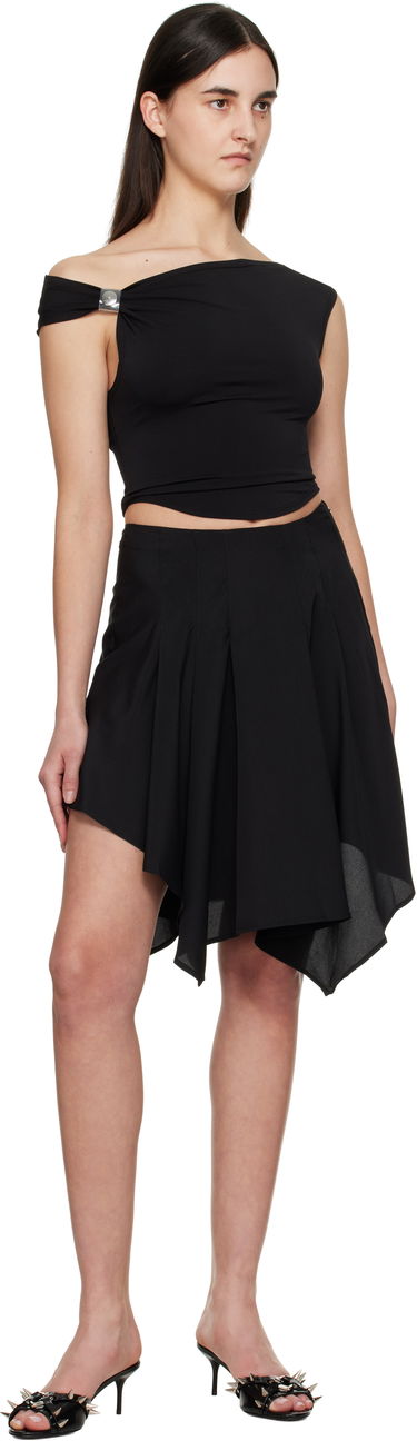 Crop top Miaou Miaou Arielle Off Shoulder Top Svart | 7125SVIBLK, 3