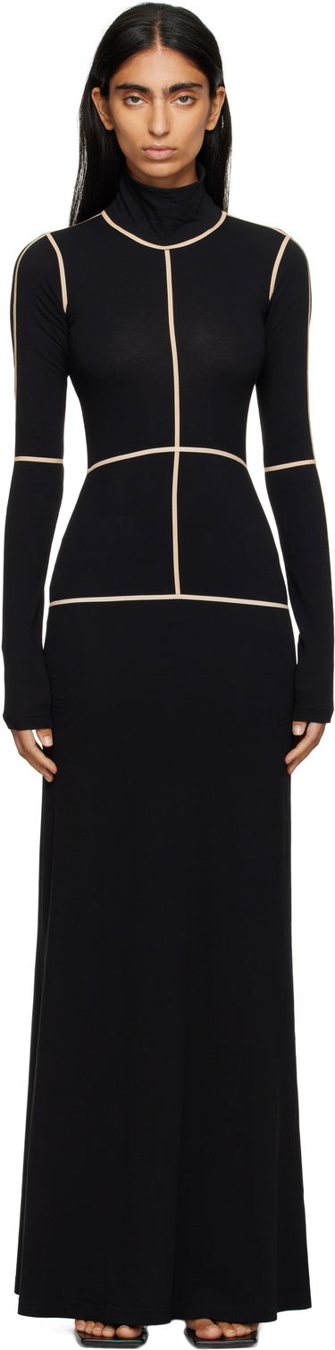 Klä Maison Margiela MM6 Maison Margiela Taped Seam Maxi Dress Svart | S52DG0028 M20125, 0