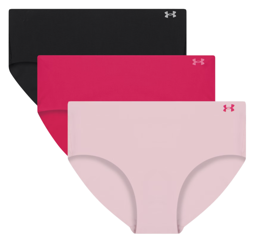 Trosor Under Armour Under Armour Pure Stretch No Show Hipster Panties, 3-Pack Flerfärgad | 1383895-681