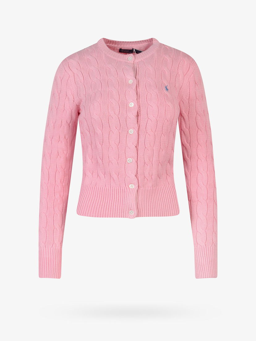 Sweater Polo by Ralph Lauren Pink Cable Knit Cardigan Rosa | 211891643004