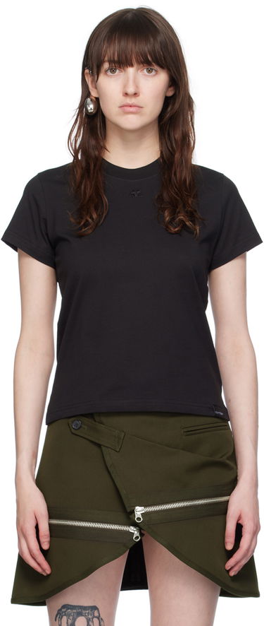 T-shirt Courrèges Courrèges 'AC' Tee Svart | 423JTS006JS0107, 0