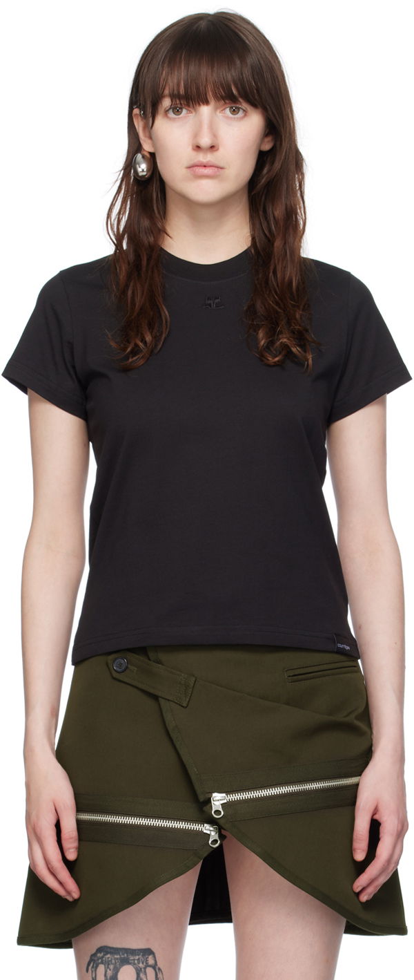 T-shirt Courrèges Courrèges 'AC' Tee Svart | 423JTS006JS0107