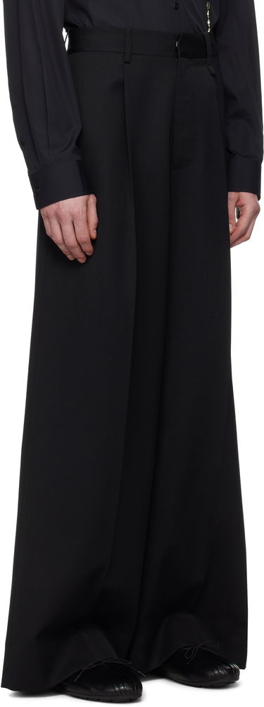 Byxor Simone Rocha Simone Rocha Wide Leg Trousers Svart | 4118 1217, 1