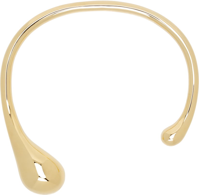 Halsband Bottega Veneta Bottega Veneta Gold Drop Necklace Gul | 827014 VAHU0