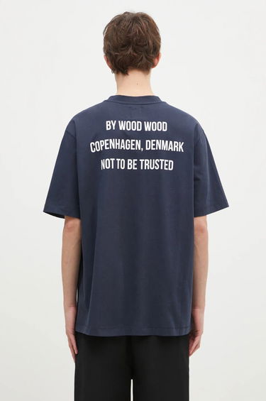 T-shirt WOOD WOOD Wood Wood Asa Not To Be Trusted T-Shirt Mörkblå | 10325706.2222, 2