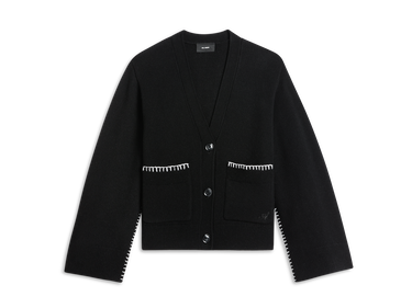 Sweater AXEL ARIGATO Glaze Relaxed Cardigan Svart | A2134001, 0