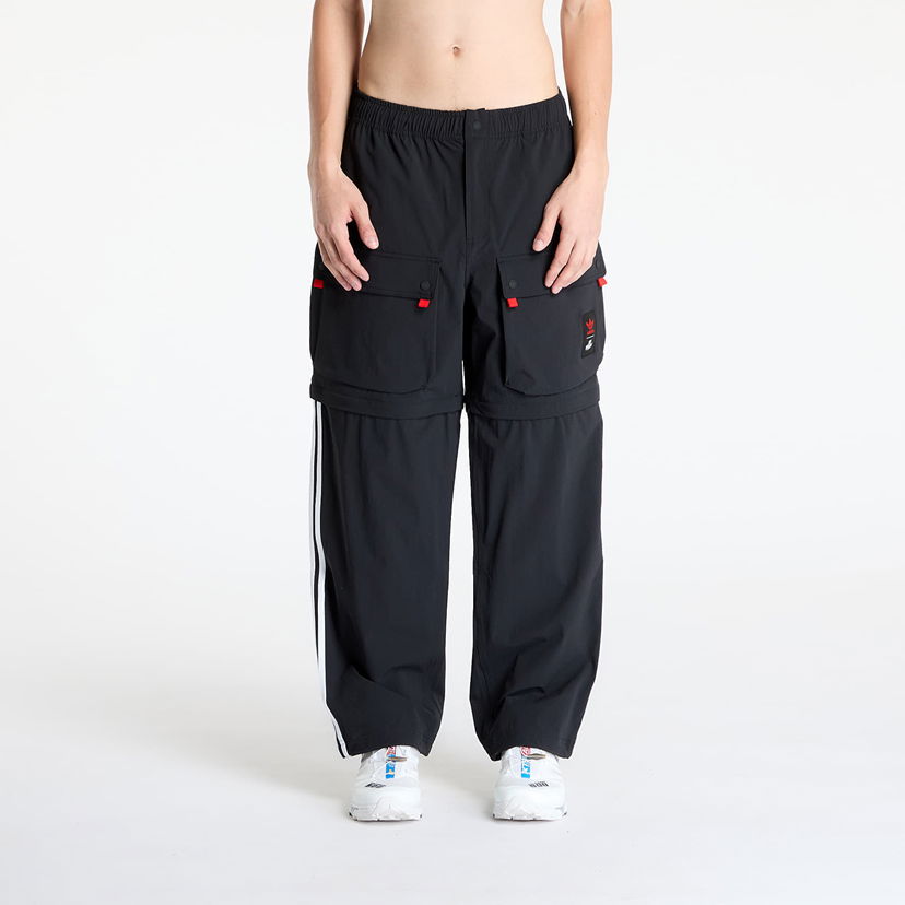 Cargo byxor adidas Originals 100 Thieves Zip Pants Svart | JM3260