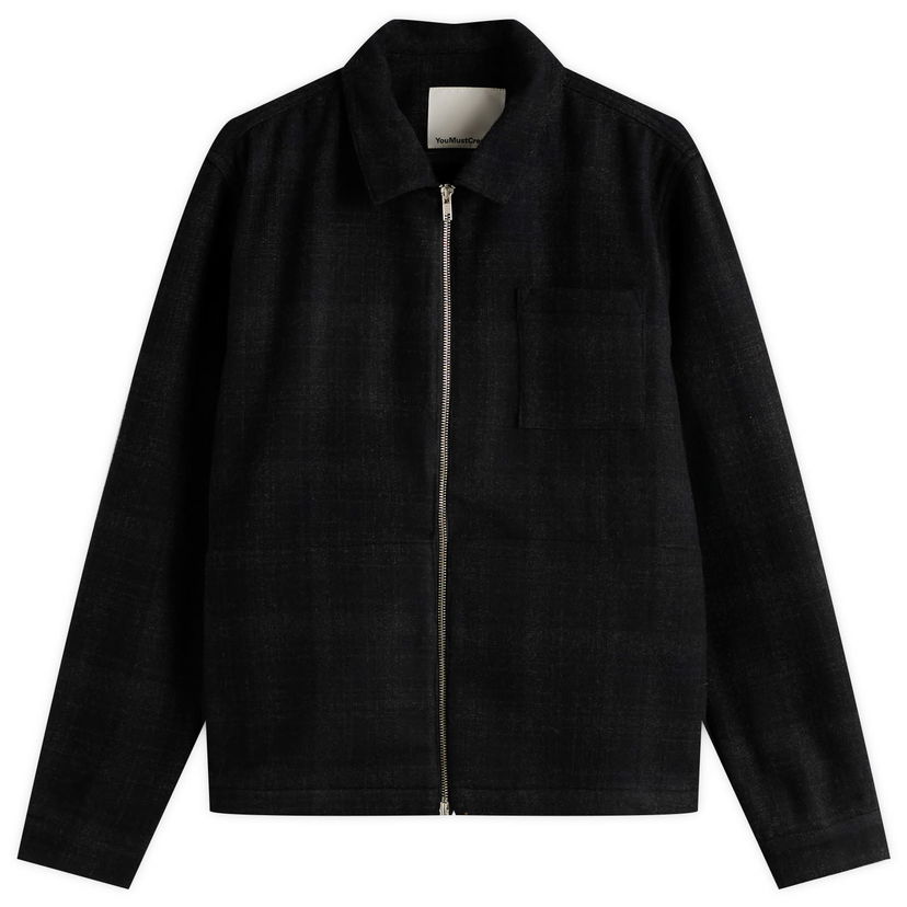 Jacka YMC YMC Bowie Check Jacket Svart | P5ZAU-01