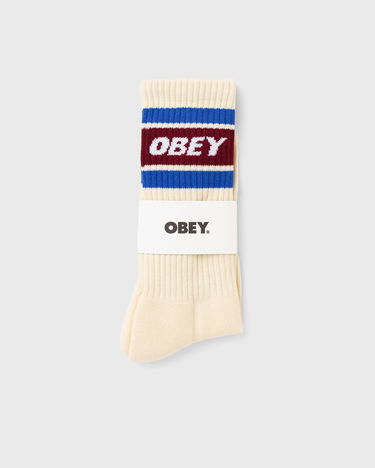 Strumpor OBEY Cooper II Crew Socks Beige | 100260093-UBR, 1