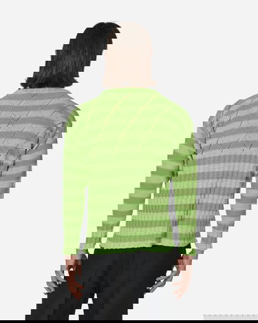 Sweater CORMIO Damagoj Linen Sweater Grön | CORDAMAGOJ STRIPEDGREEN, 3