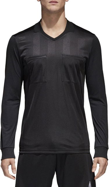 Jersey adidas Originals Referee Long Sleeve V-Neck Shirt with Pockets Svart | cf6215, 0