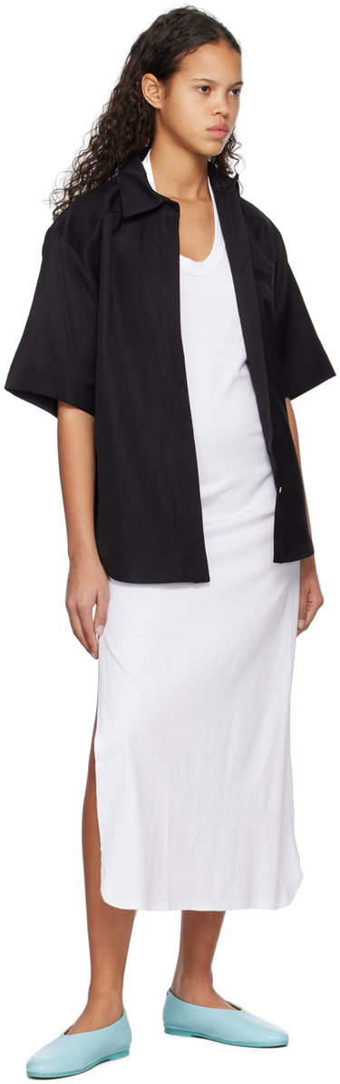 Skjorta Loulou de Saison Loulou de Saison Moheli Short Sleeve Shirt Svart | MOHELI, 3