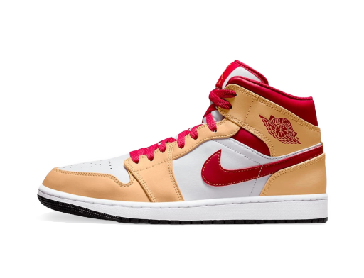 Sneakers och skor Jordan Air Jordan 1 Mid "Beige White Red" Flerfärgad | 554724-201
