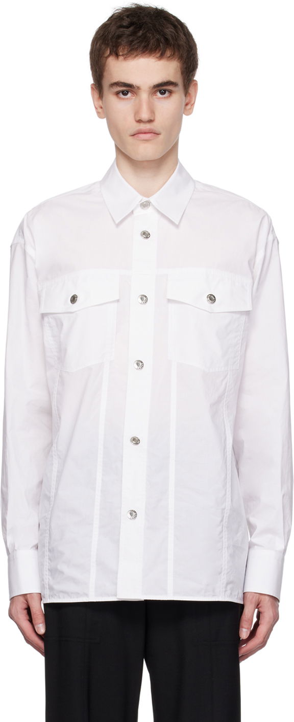 Skjorta Helmut Lang Helmut Lang Trucker Shirt Vit | N07HM501